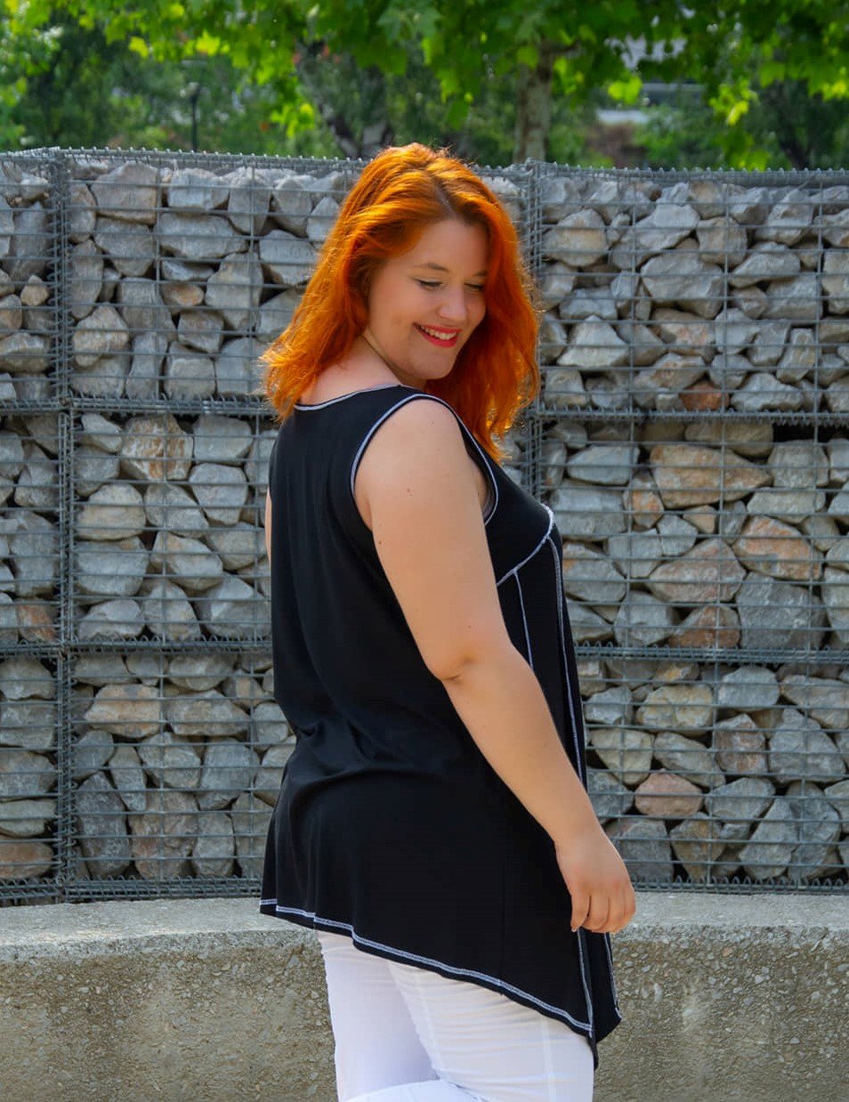 ΜΠΛΟΥΖΑ ΑΜΑΝΙΚΗ ΜΕ ΜΥΤΗ ΚΑΙ ΕΞΩΓΑΖΕΣ ΡΑΦΕΣ - Image 3