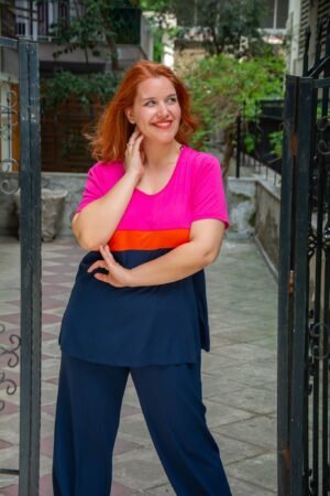 ΜΠΛΟΥΖΑ ΚΟΝΤΟΜΑΝΙΚΗ ΤΡΙΧΡΩΜΗ