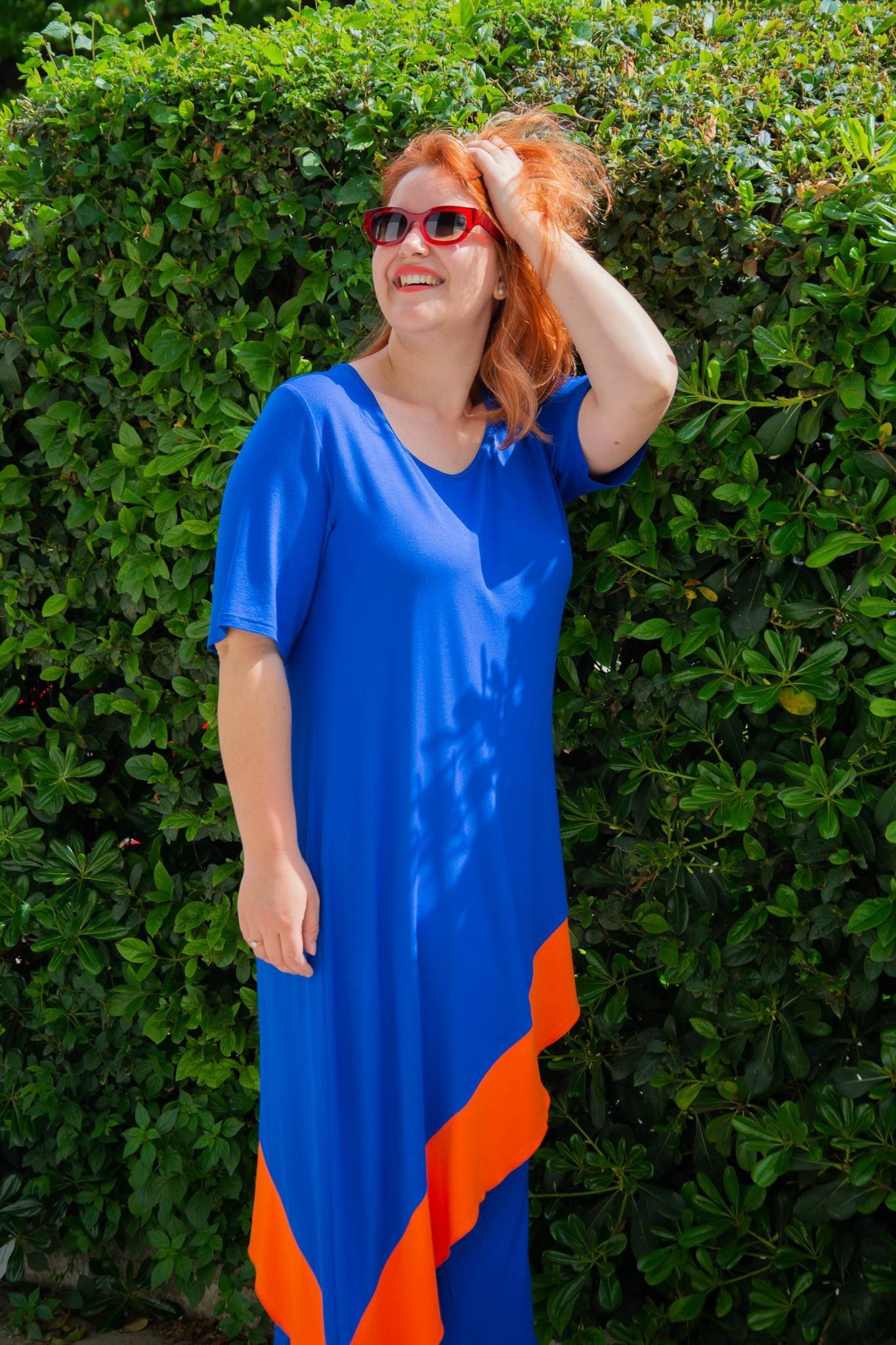 ΜΠΛΟΥΖΑ ΔΙΧΡΩΜΗ ΜΕ ΜΑΚΡΙΑ ΜΥΤΗ