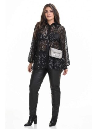 ΠΑΝΤΕΛΟΝΙ ΔΕΡΜΑΤΙΝΗ ΜΕ ΛΑΣΤΙΧΟ ΣΤΗΝ ΜΕΣΗ