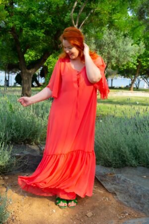 ΦΟΡΕΜΑ ΜΑΞΙ ΜΟΥΣΕΛΙΝΑ (ΔΙΠΛΟ) ΜΕ ΒΟΛΑΝ