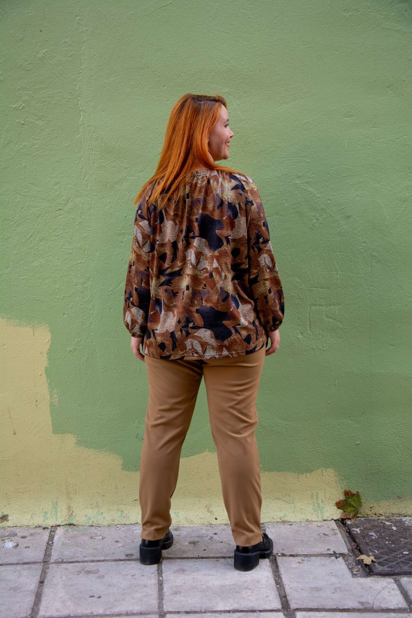 ΜΠΛΟΥΖΑ ΕΜΠΡΙΜΕ ΜΕ ΚΟΡΔΟΝΙ ΣΤΟ ΝΤΕΚΟΛΤΕ - Image 5