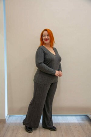 ΣΕΤ ΠΛΕΚΤΟ RIB ΜΠΛΟΥΖΑ-ΠΑΝΤΕΛΟΝΑ ΜΕ ΛΑΣΤΙΧΟ