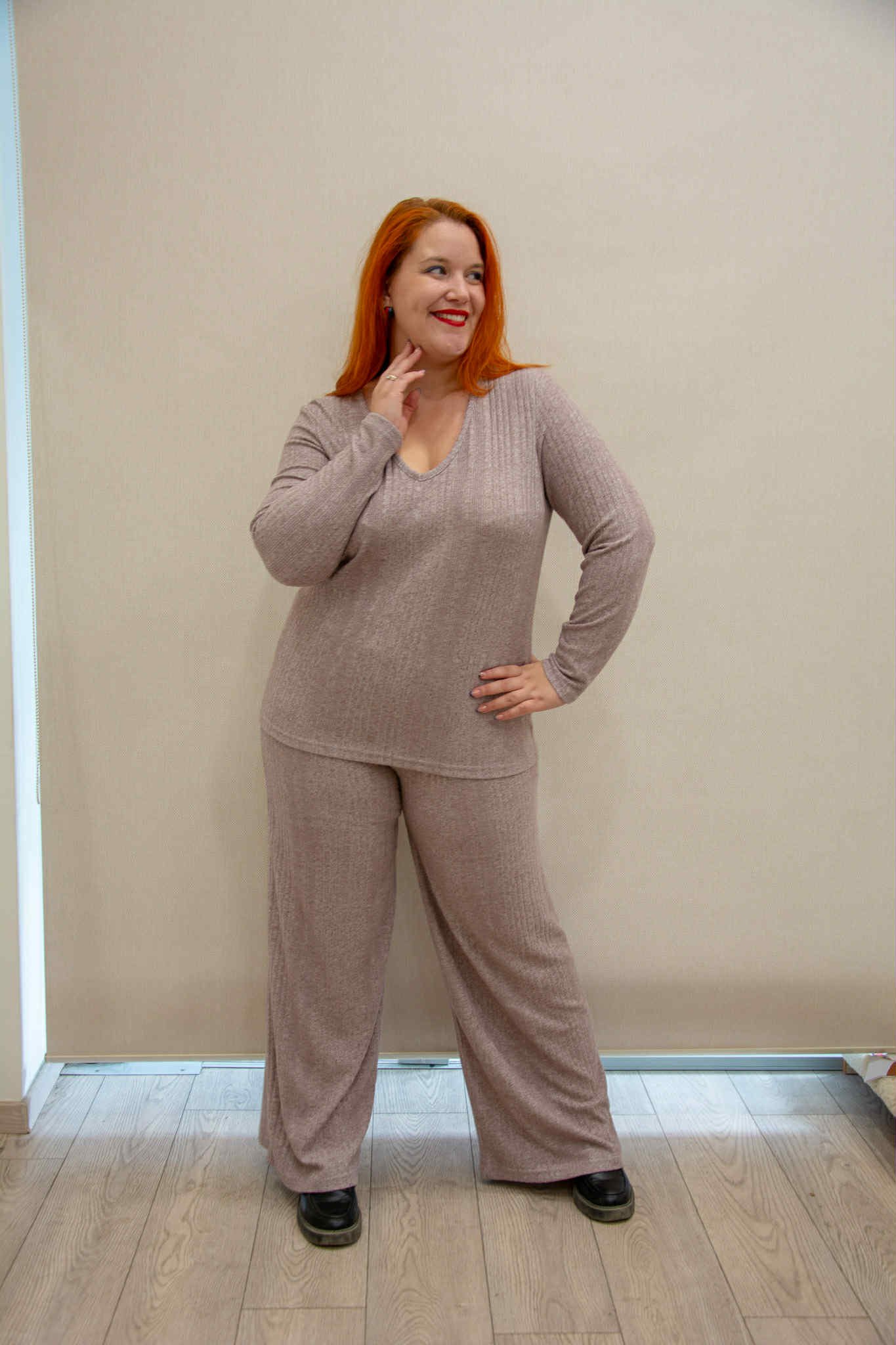 ΣΕΤ ΠΛΕΚΤΟ RIB ΜΠΛΟΥΖΑ-ΠΑΝΤΕΛΟΝΑ ΜΕ ΛΑΣΤΙΧΟ - Image 2