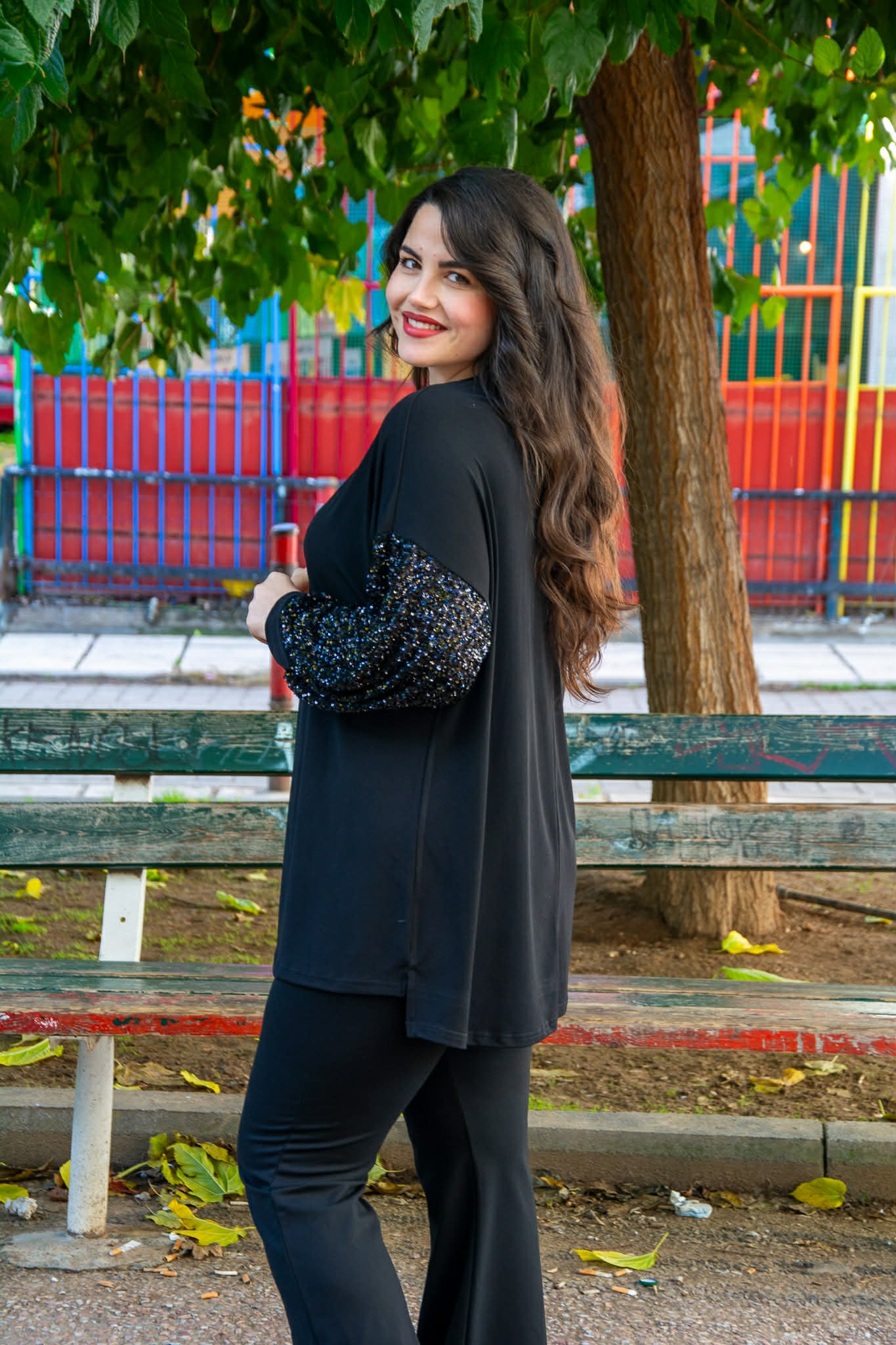 ΜΠΛΟΥΖΑ ΜΕ ΠΑΓΙΕΤΑ ΣΤΑ ΜΑΝΙΚΙΑ - Image 5