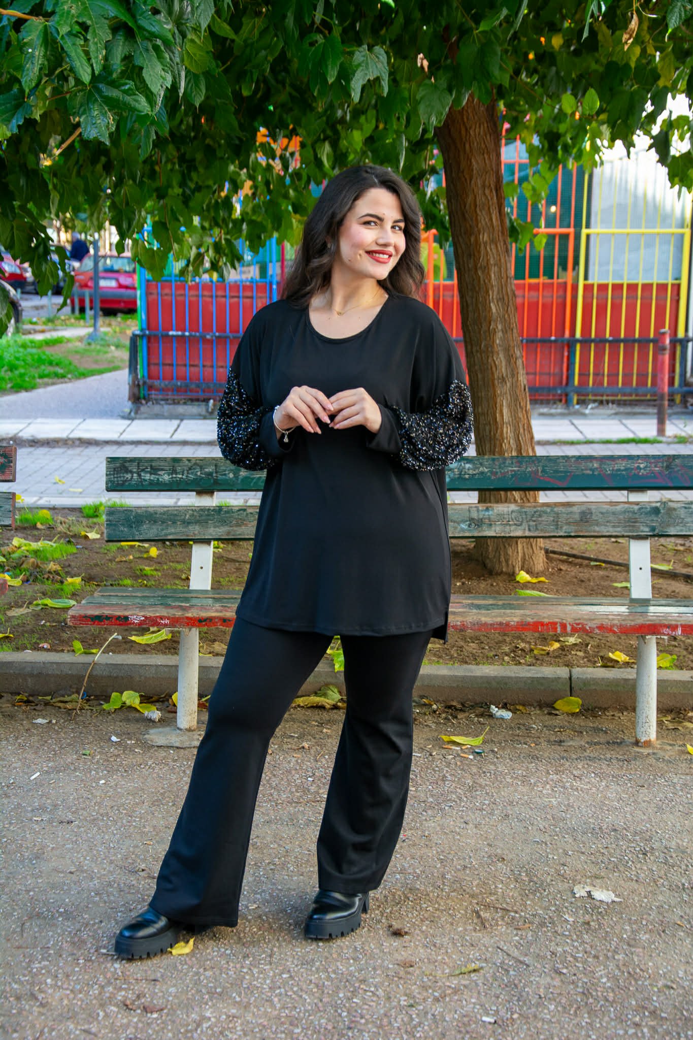 ΜΠΛΟΥΖΑ ΜΕ ΠΑΓΙΕΤΑ ΣΤΑ ΜΑΝΙΚΙΑ - Image 6