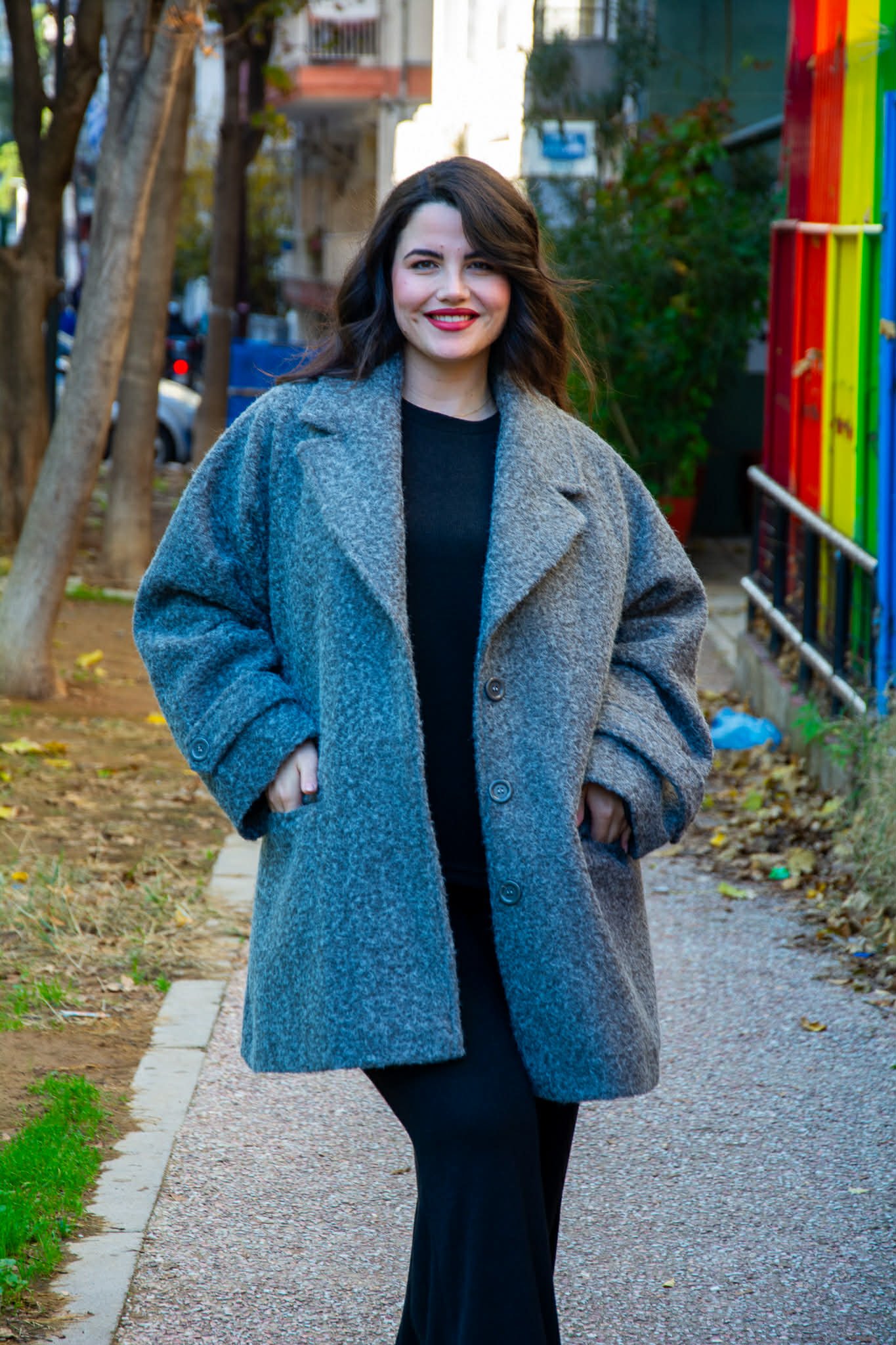 ΗΜΙΠΑΛΤΟ ΜΠΟΥΚΛΕ ΜΕ ΠΕΤΟ ΚΑΙ ΚΟΥΜΠΙΑ