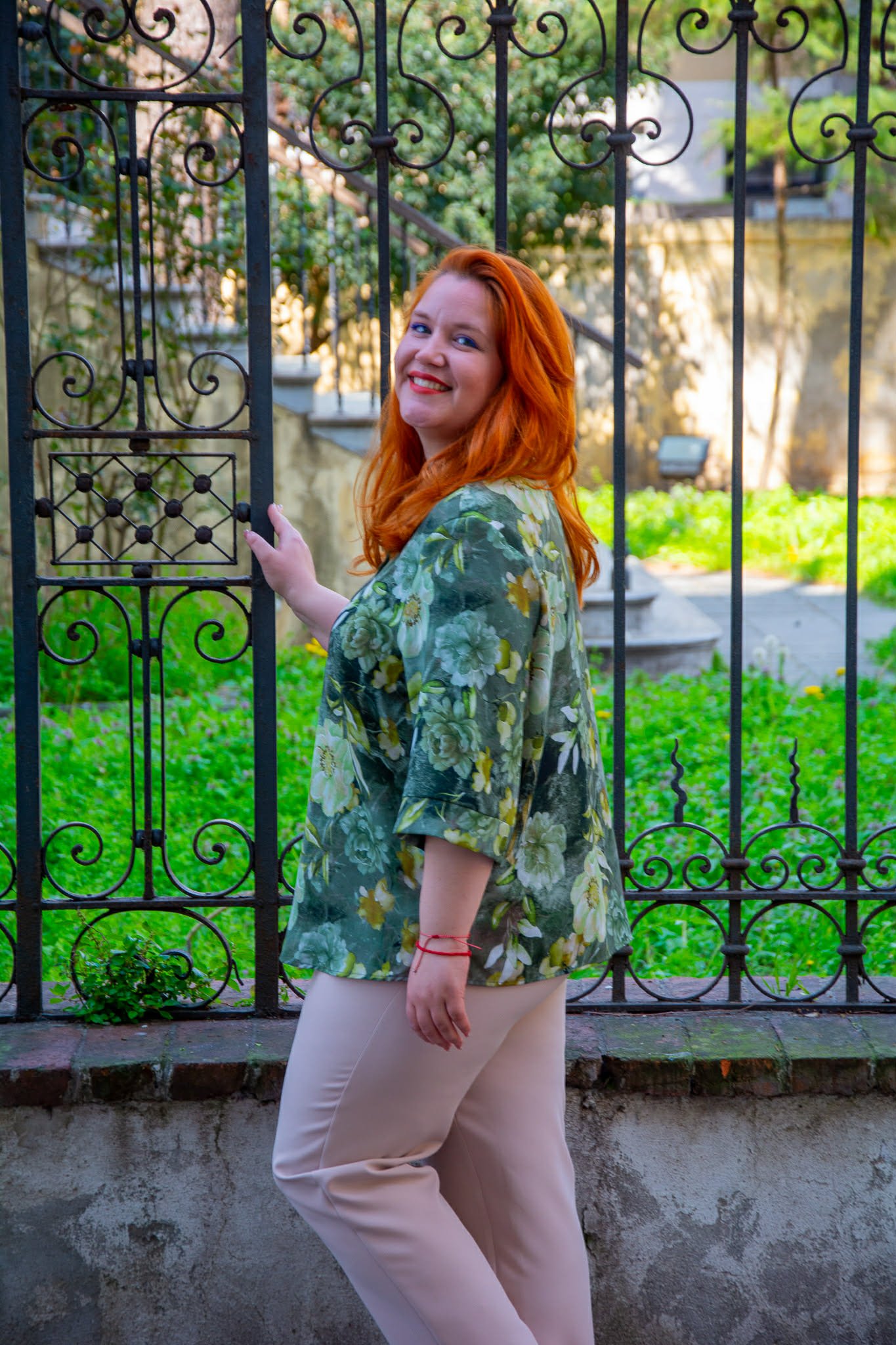 ΠΟΥΚΑΜΙΣΟ FLORAL ΜΕ 3/4 ΜΑΝΙΚΙ - Image 2