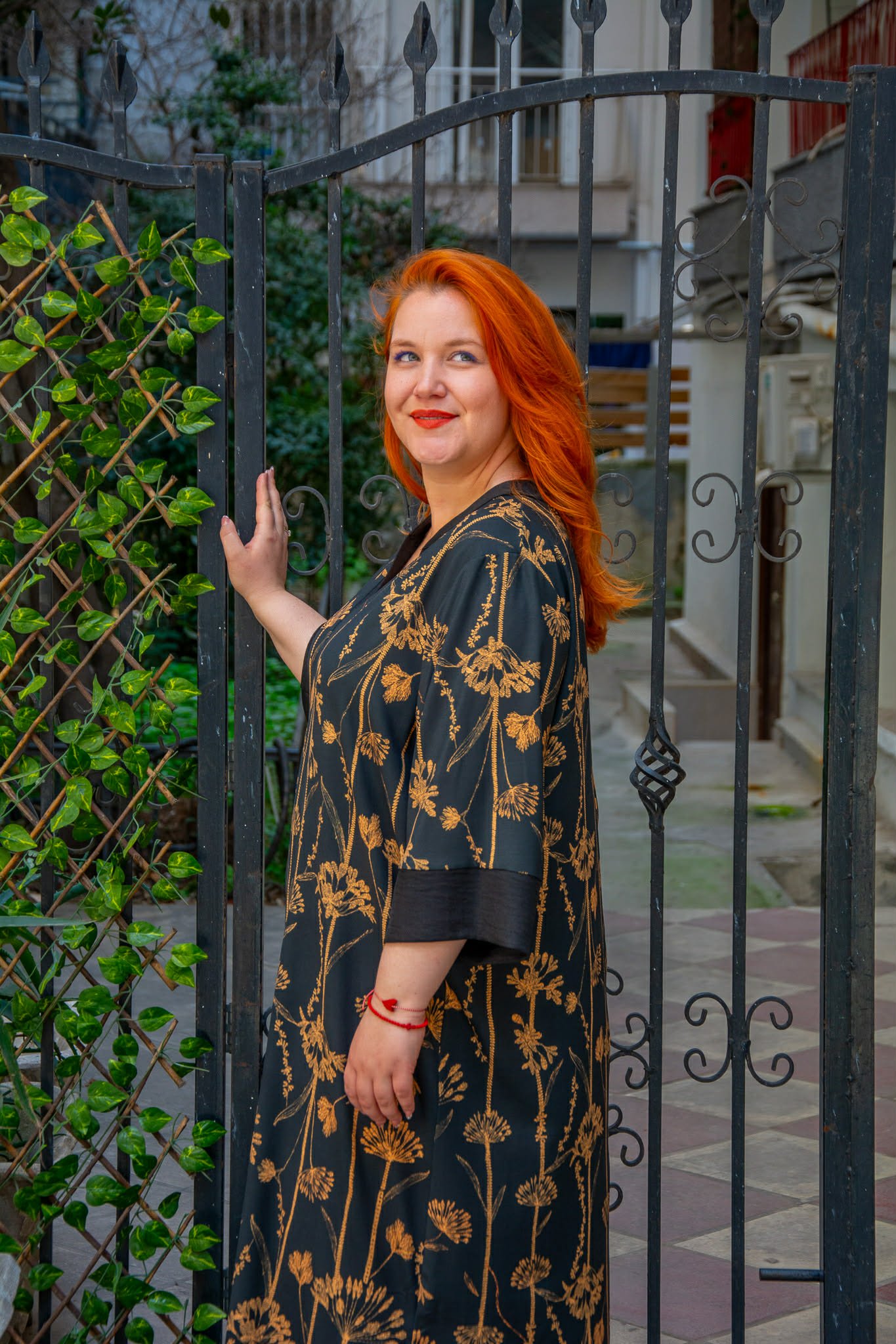 ΦΟΡΕΜΑ ΚΑΦΤΑΝΙ ΜΑΞΙ ΜΕ 3/4 ΜΑΝΙΚΙ ΚΑΙ V-ΝΤΕΚΟΛΤΕ - Image 3