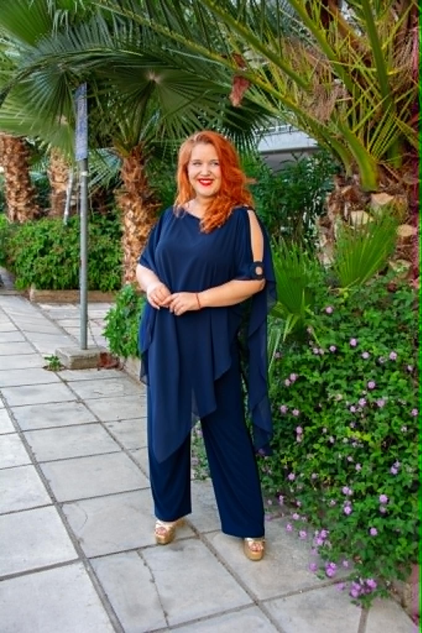 ΣΕΤ ΑΣΥΜΜΕΤΡΗ ΜΠΛΟΥΖΑ ΜΟΥΣΕΛΙΝΑ ΜΕ ΠΑΝΤΕΛΟΝΑ - Image 3
