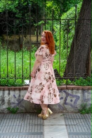 ΦΟΡΕΜΑ ΣΑΤΕΝ ΚΡΟΥΑΖΕ ΜΙΝΤΙ ΜΕ ΖΩΝΗ | FLORAL