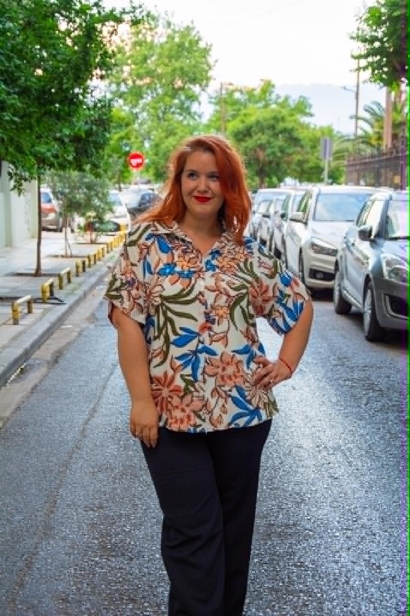 ΠΟΥΚΑΜΙΣΟ ΚΟΝΤΟΜΑΝΙΚΟ FLORAL - Image 5