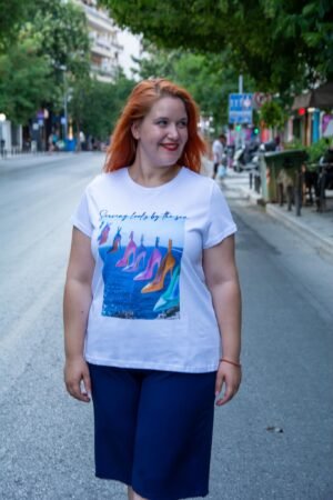 ΜΠΛΟΥΖΑ T-SHIRT ΜΕ ΣΤΑΜΠΑ